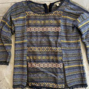 Lucky Brand Thick Textile Blanket Top size Medium
